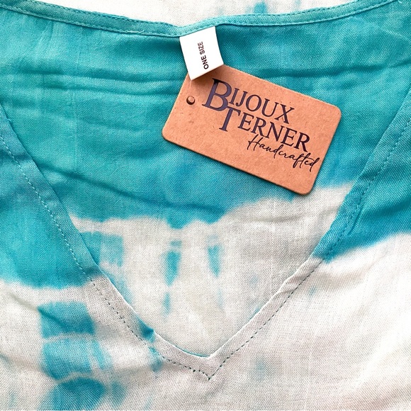NWT Bijoux Terner Turquoise Coverup - Picture 4 of 7